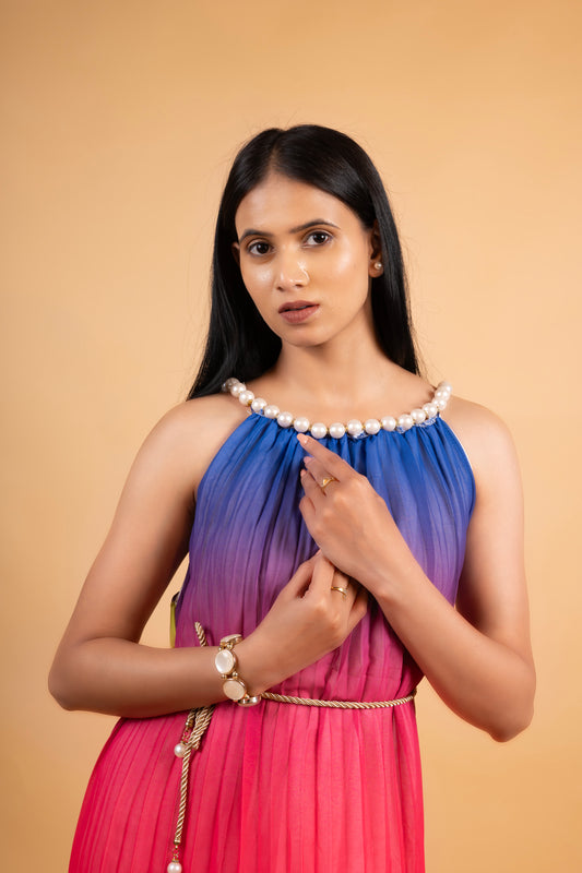 Aurora Pearl Ombre Gown