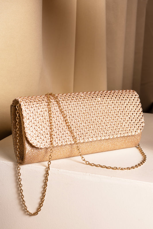 Studded Glitz Clutch