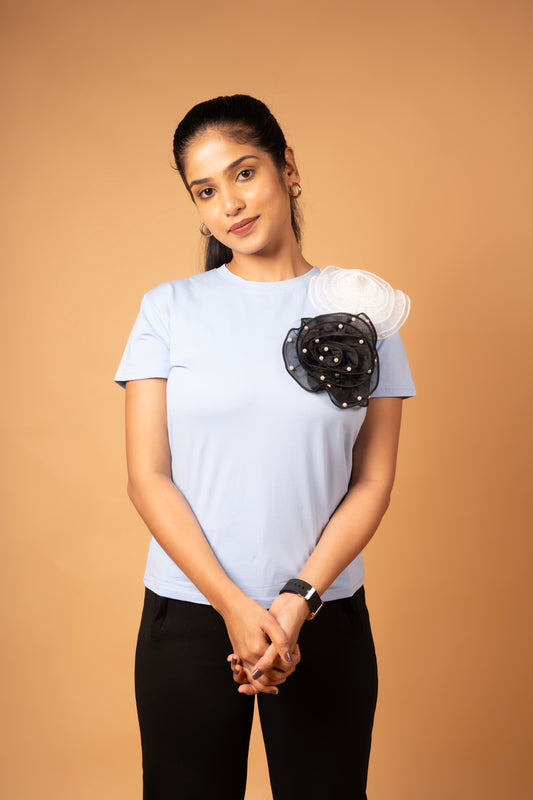 The Organza Petal Tee