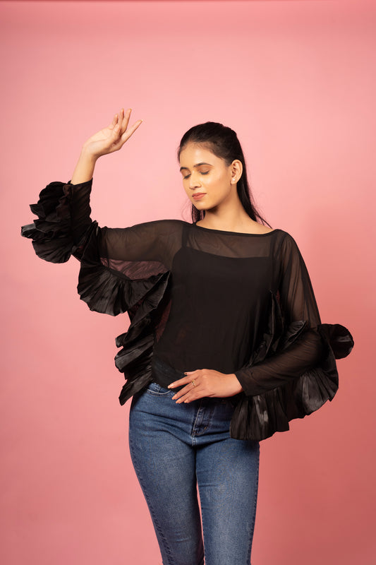 Eclipse Drama Sleeve Top