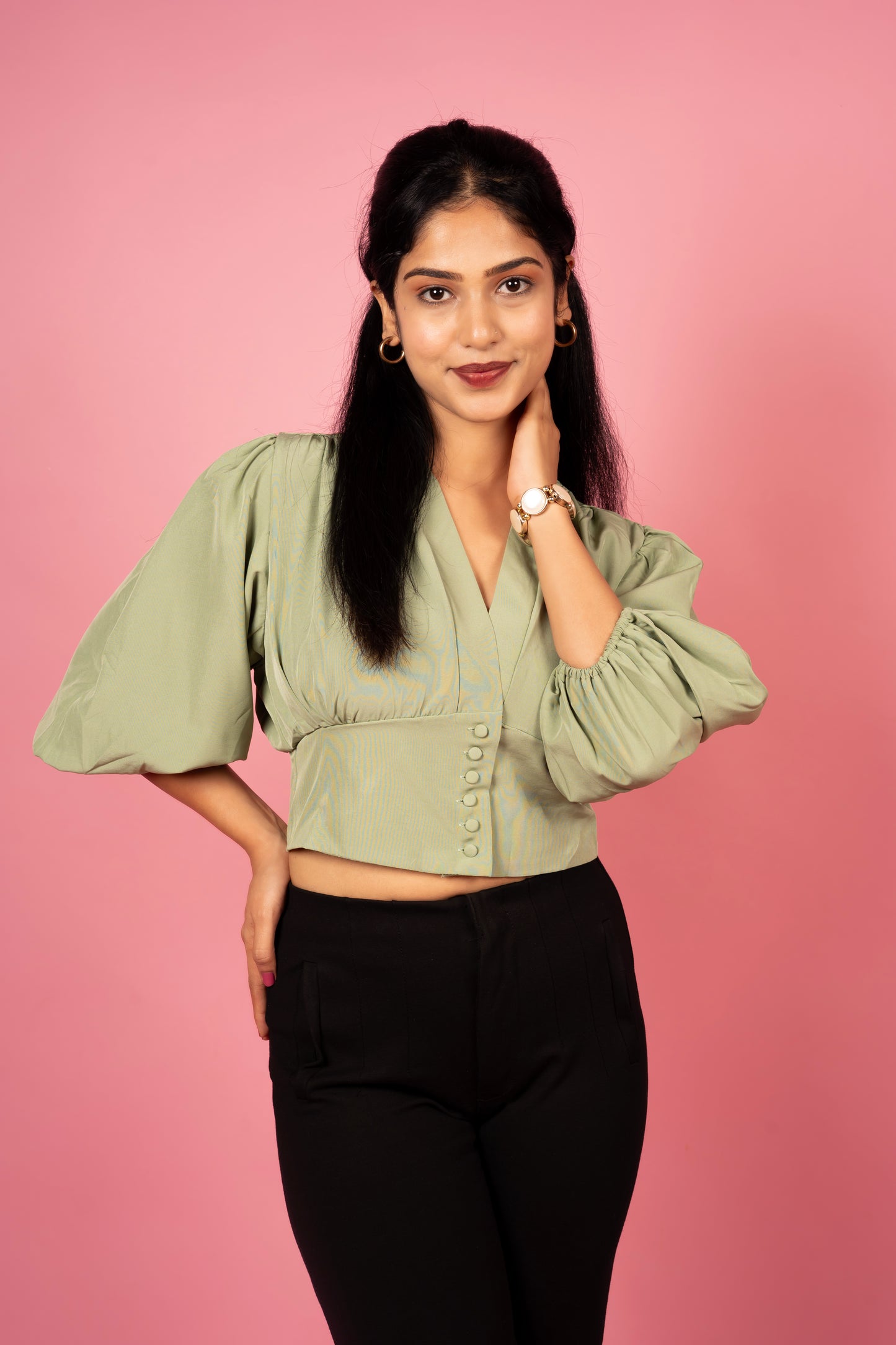 The Cropped Button-Up