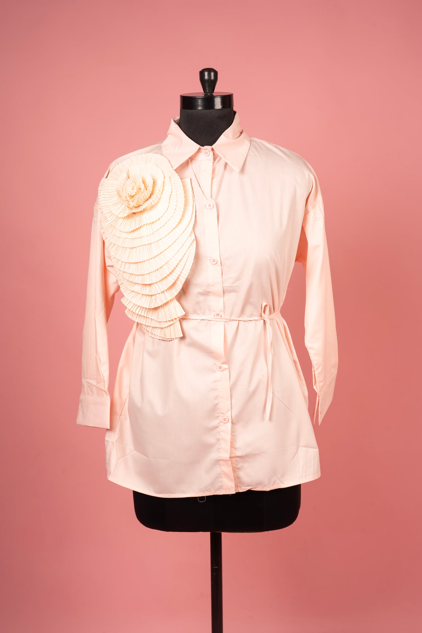 Solace Pleated Shirt