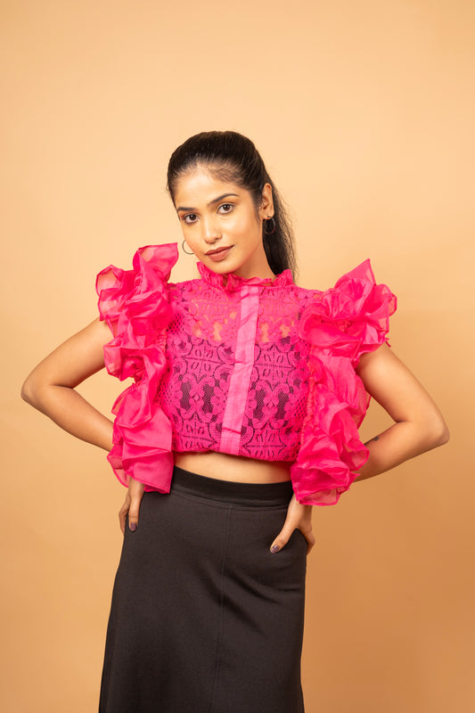 Frill Fusion Top