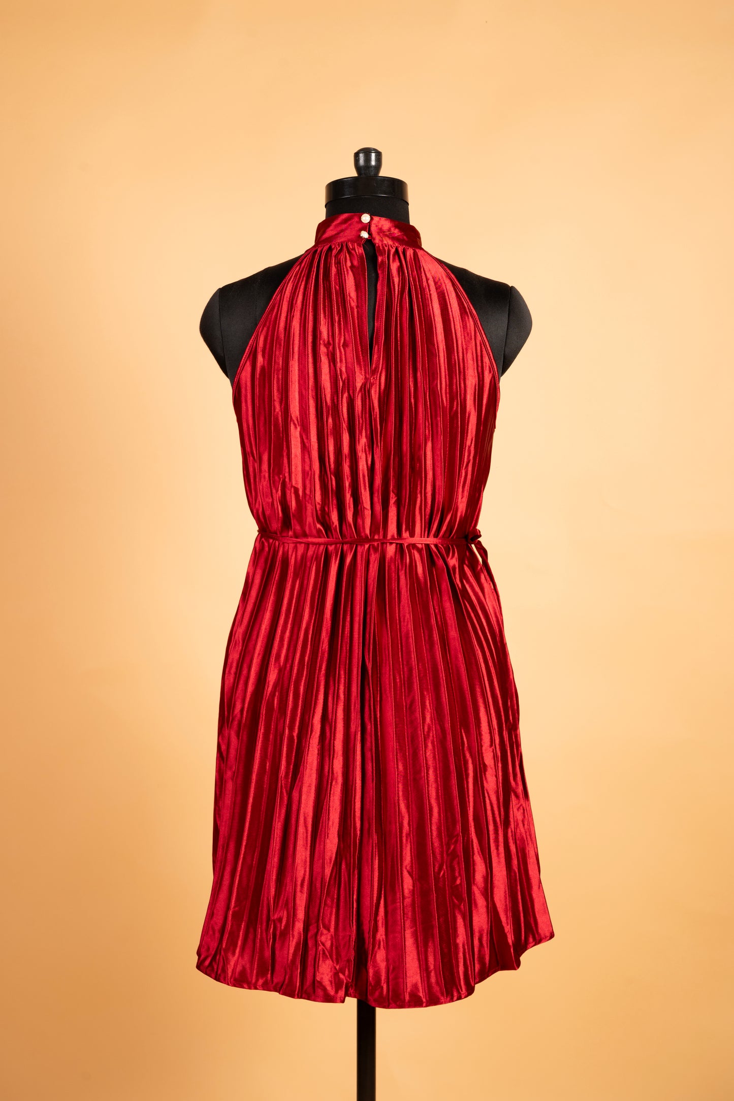 Satin Pleated dress