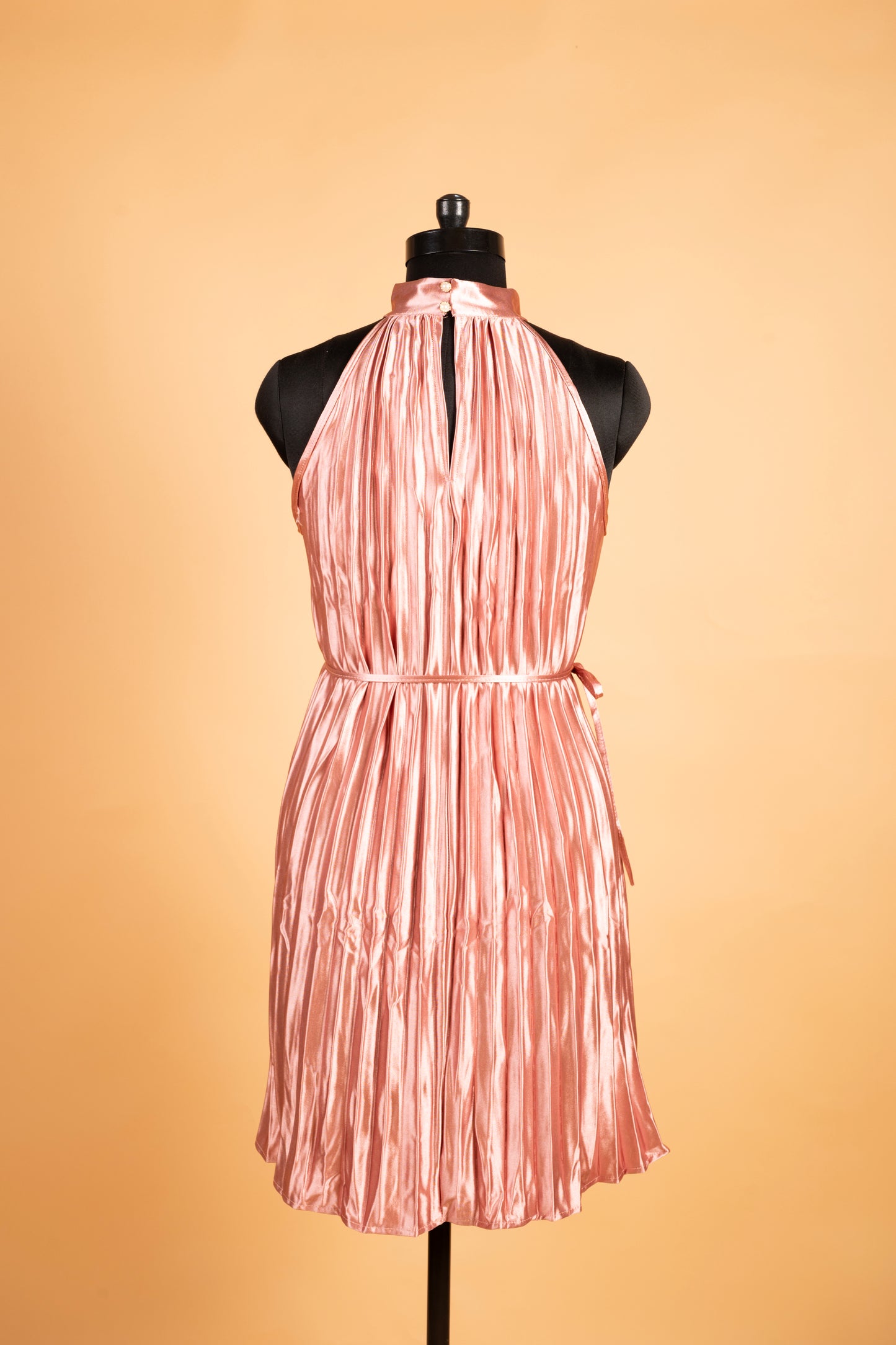 Satin Pleated dress